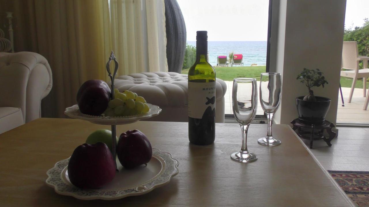 Sea View Beachfront Villa Maria Goúvai Luaran gambar